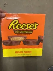 Reese's King Size Milk Chocolate Peanut Butter Cups, 2.8 Ounce - 24 Ct Exp 04/25
