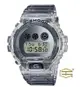 【天龜】CASIO G SHOCK 軍事武裝風 抗震運動透明晶瑩錶帶錶款 DW-6900SK-1