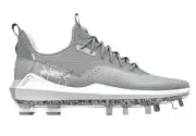 Size 8 Under Armour Bryce Harper 7 Low Metal Baseball Cleats GRAY