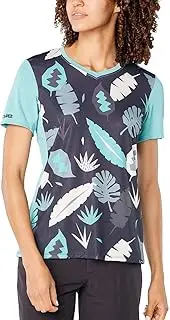 [Dakine] Cadence Short-Sleeve Jersey - Women's Abstract Palm, XS
