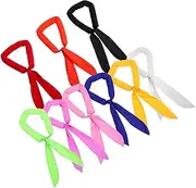 SUPVOX 9pcs Candy Scarf Cooling Headband Summer Freezer Scarves Towel Chilling Neck Wrap Gym Towel Workout Wraps for Women Dry Cooling Bandeau Beads Microfiber Bandanas for Women Cotton
