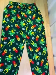 New Men's Elf the Movie PJ Pants with Buddy,Snowflakes & Nutcracker-Sz L*