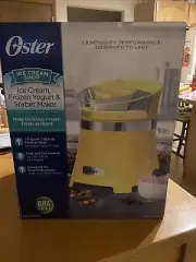 NIB Oster Ice Cream Frozen Yogurt Sorbet Maker 1.5qt Gel Canister Machine