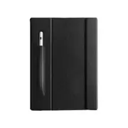 For Ipad 10.2 Pc + Tpu Horizontal Flip Leather Case With Holder and Pen Slot(Black)