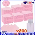 Lint Free Nail Wipes, Acetone Nail Polish Remover 200PCS with Pump Dispenser