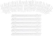 Bird Spikes,30Cm Bird Deterrent Spikes Plastic Bird Repellent Spikes Bird Repellent Devices Bird Scarers for Gardens Roofs Balcony,for Fence Roof Mailbox Window