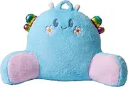 BallaArt CO Reading Pillow - Soft Body Pillow, Plush Faux Fur Backrest Cushion - Cute Cartoon Back Support Pillow for Bed, Couch, or Chair - Kids, Teens, and Adults