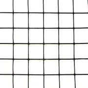 2' x 50' Welded Wire 19ga. Deer Rabbit Fencing Black PVC Coated 1"x1" Mesh