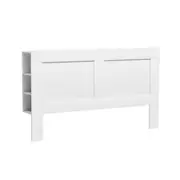 Artiss Bed Head Headboard King with Shelves - CABI White