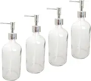 CANIGHT Travel Soap Container Pump 4 Pack 500ml Foaming Soap Dispenser Portable Hand Wash Dispenser for Home Car Camping