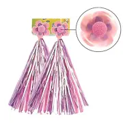 Sunlite Windmill Bicycle Streamers-Pink and Purple