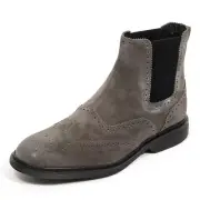 H3800 beatles uomo HOGAN H576 man suede chelsea boots grey