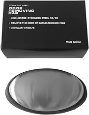 Stainless Steel Soap - Hand Odor Remover,Deodorizing Metal Soap for Kitchen Gadgets, Eliminating Smell with Oval Shape, Kitchen and Dining Room Amith