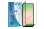 [Set of 2] Full Coverage Samsung Galaxy A56 5G Tempered Glass Crystal Clear Premium 9H HD Screen Protector by MEZON (Galaxy A56 5G, 9H Full)