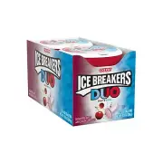 Ice Breakers Duo Breath Mints Fruit Cool Cherry Tin Comfortable Perfect Fit Safe