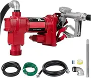 Diesel Fuel Transfer Pump Kit 20GPM 12V DC Portable Electric Self-Priming Fuel Transfer Extractor Applicable For Refueling(With Manual gun)