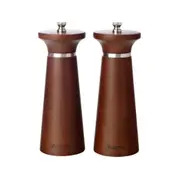 Maxwell & Williams Oslo Salt & Pepper Mill Grinder Set 16cm Rubberwood Walnut