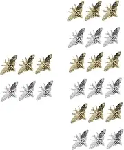 WOFASHPURET 4sets DIY Bag Accessories Small Bag Locks Stainless Steel Honeybee Shape Lock for Purse 6pcs*4