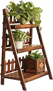 plant standWooden Planter Stand, Ladder, Plant Rack, Plant Stand, Multi Tier, Flower Pot Racks, Balcony Planter Rack