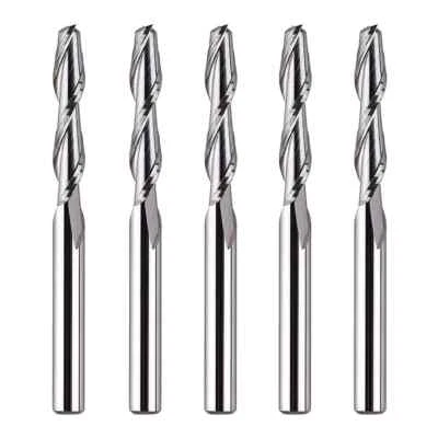 SpeTool W04031 SC Spiral Plunge, 1/8D, 2-Flute, Up-Cut Router Bit, 5-Pack