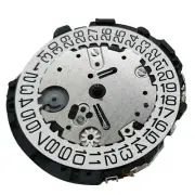 6 Hands Watch Quartz Movement For VR32B VR32 Watch Repairing Part WIth Battery A