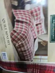 Woolrich Wr14-1785 Tasha Quilt Mini Set Full/Queen Red,Full/Queen