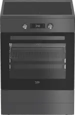 Beko 60cm Induction Upright Cooker, Anthracite