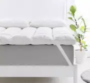 NNEDSZ duck feather down mattress topper 1800gsm king single