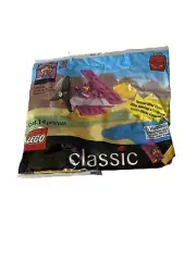 SEALED Lego Classic 1999 McDonalds Happy Meal Toy #3 Sea Plane Pink
