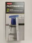 2-Pack Rubbermaid FastTrack Multi-Purpose Hooks. Brand New