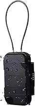 Travel Safe Box - Portable Travel Lock Box | Four-digit Password Small Safe Box | Detachable Chain Safe | Water-Resistant Detachable Chain Anti-theft Cabinet For Small Items
