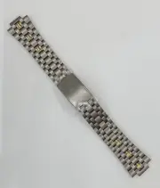 Original NOS Pulsar V657-8000 Two-Tone Titanium 21mm Watch Bracelet 70Q6XG