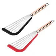 Stainless Steel Silicone Steak Spatula Kitchen Fish Spatula with Silicone