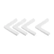 Window Corner Edge Protectors, 4Pack Standard Simple Style 70mmX15mm Silver
