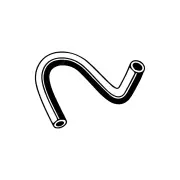 Gates Heater Hose for Honda Civic EG 1.5L Throttle Body to Thermostat 94-95