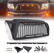 Front Grill Bumper Grille Mesh Bar With Led Fits for Toyota Tacoma 2005-2011