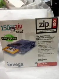在飛比找Yahoo!奇摩拍賣優惠-Iomega Zip 150 Z150p For Mac &