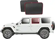 Snap Shades for Jeep Wrangler | Gladiator Rear (JL/JT; 2018-Present)*