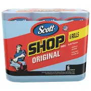 Scott Professional Multi-Purpose Shop Towels 55 Sheets Per Roll 6 Ct