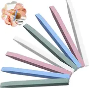 Mudder 8 Pcs Stone Nail File pumice stick for fingernails Pumice Rock Nail Cuticle Pusher Rock File for Home Salon Toenail Buffing Tool