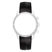 New TAG Heuer black Carrera rubber watch strap CAR CAS CV 20mm FT6014