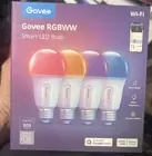 Govee RGBWW- A19 800 Lumens Smart LED WiFi Bulb (4-Pack) - Multi Color 54 Modes