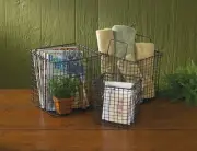 Wire Storage Baskets, Set of 3, Nesting, by Park Designs