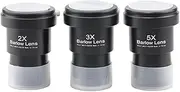 3PCS/Set Astronomical Telescope Accessories 1.25 Inches 31.7mm 2X 3X 5X Multiplier Barlow Lens