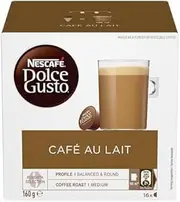 Nescafe Dolce Gusto Café Au Lait Coffee Pods 3x16 Capsules (48 Count, Pack of 3)