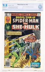Marvel Team-Up 107 CBCS 9.8 NEWSSTAND 1981 Spider-Man She-Hulk Jim Shooter cgc