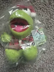1987 McDonald's Muppets Baby Kermit the Frog Plush w/Tags Original Packaging VTG