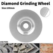 4 Inch Diamond Grinding Wheel Disc Coated Convex Wheel For Grinding Stone Glass