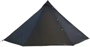 Ultralight 4 Person Tipi Hot Tent with Fire Retardant Stove Jack for Flue Pipes with 2 Doors 3.85lb Height 6.5 FT