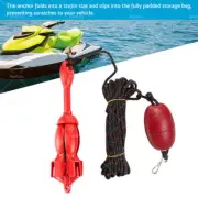 Folding Anchor Buoy Rope Kit for Boat Kayak Canoe Fishing Sailboat Jet Ski 1.5kg